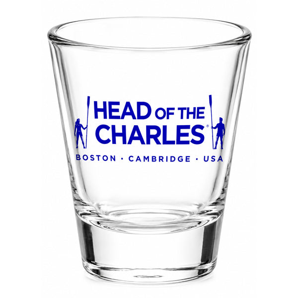 Head of the Charles - Boston Cambridge USA Clear Logo Shot Glass