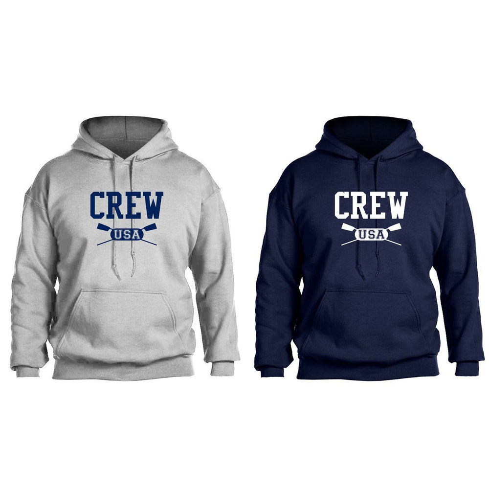CREW USA Hooded Sweatshirt Product View - Available Colors