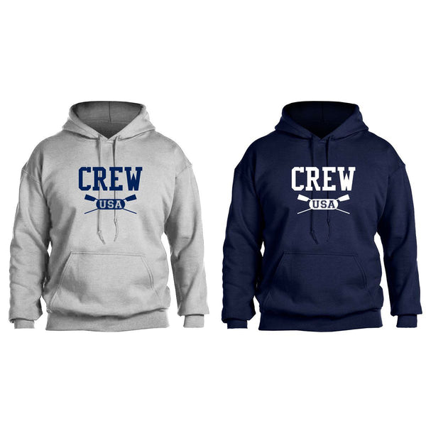 CREW USA Hooded Sweatshirt Product View - Available Colors