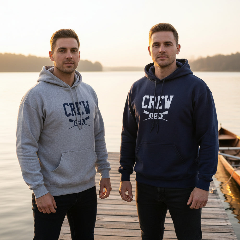 CREW USA Hooded Sweatshirt Available Colors