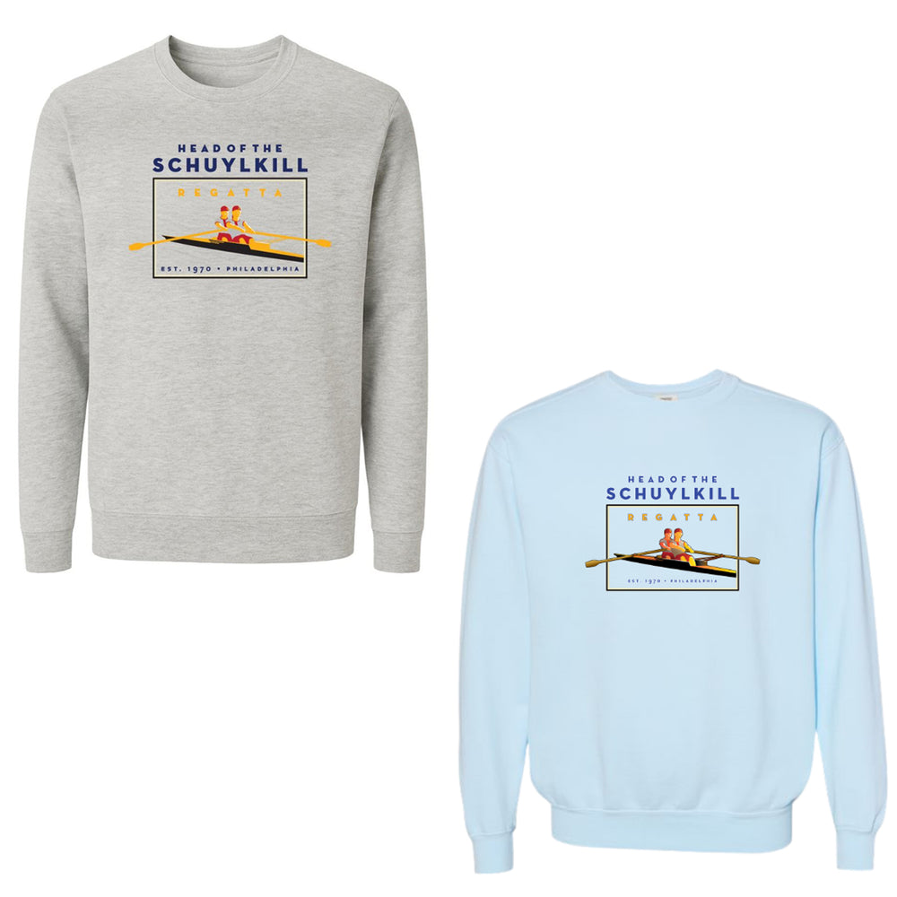 Head of the Schuylkill Embroidered Crewneck Sweatshirt Available Colors