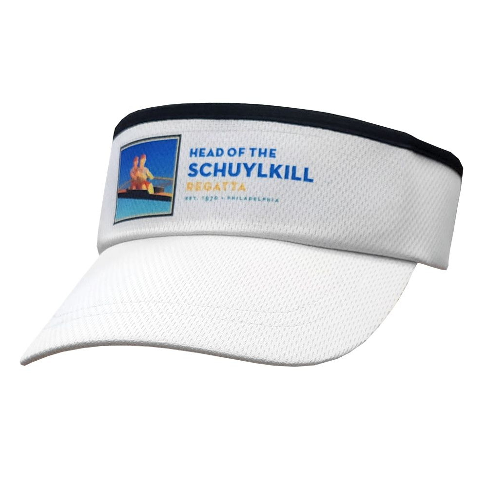 Head of the Schuylkill Primary Logo Headsweats Visor Product View