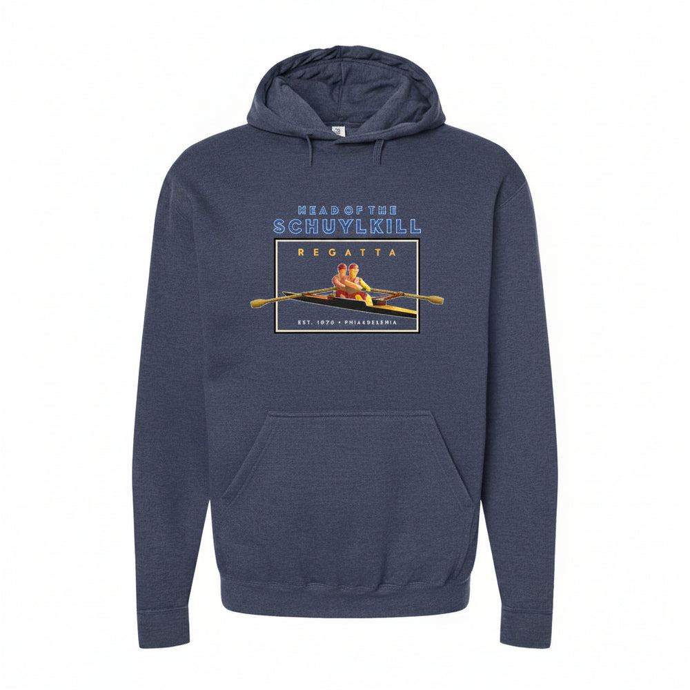 Head of the Schuylkill Primary Logo Non-Dated Hooded Sweatshirt Navy