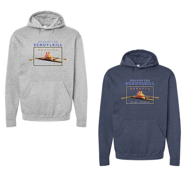 Head of the Schuylkill Primary Logo Non-Dated Hooded Sweatshirt Available Colors