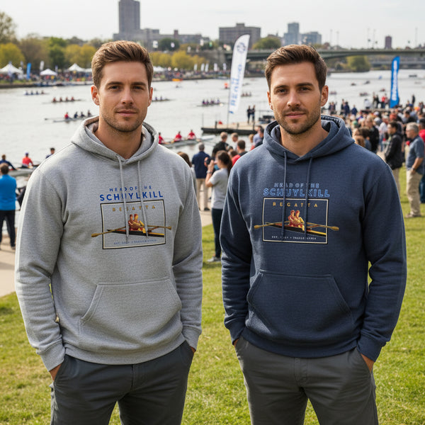 Head of the Schuylkill Primary Logo Non-Dated Hooded Sweatshirt Outdoor Event View