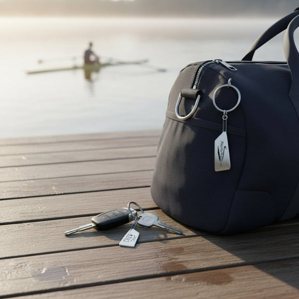 CREW USA Zinc Keychain In Use