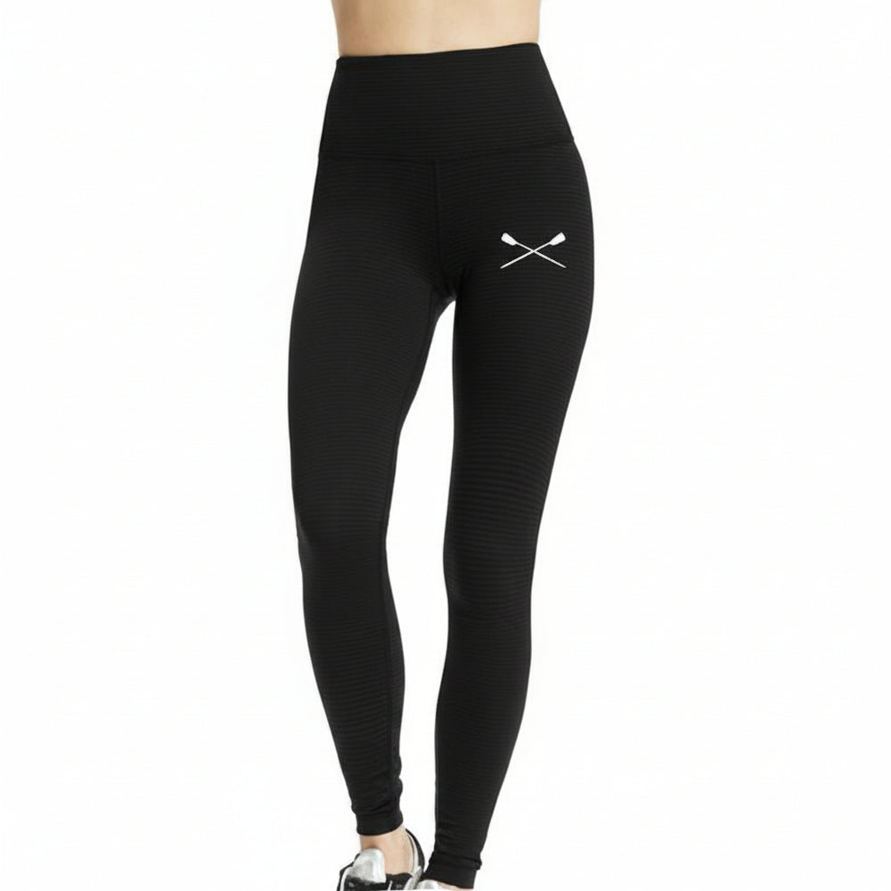 CREW USA Crossed Oars VIMMIA X High Waisted Energy Wave Legging Black