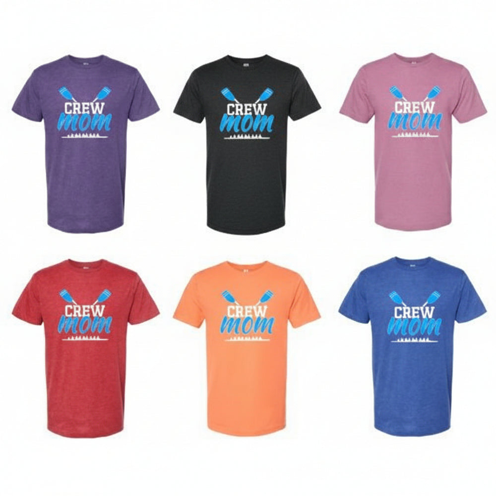 CREW USA "Crew Mom" Soft Short Sleeve T-Shirt Available Colors