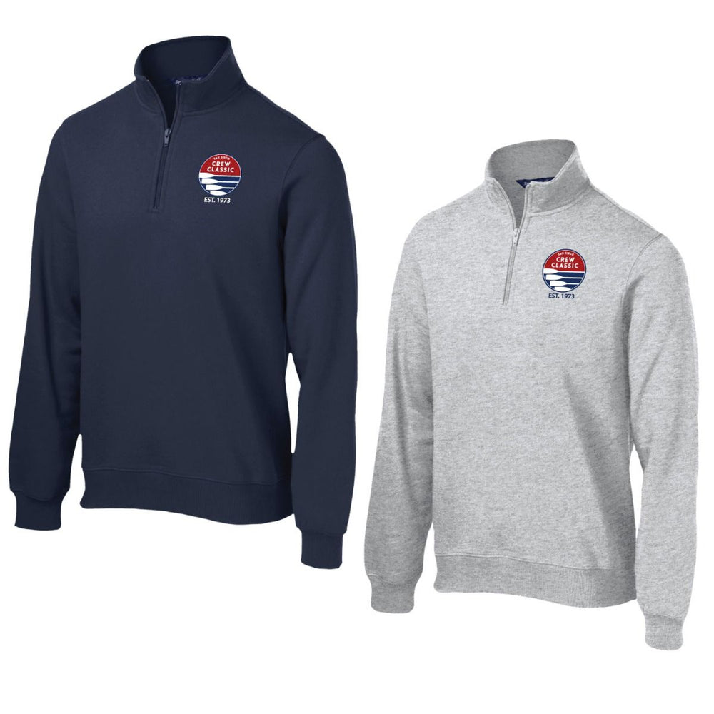 San Diego Crew Classic Cotton 1/4 Zip Sweatshirt Available Colors