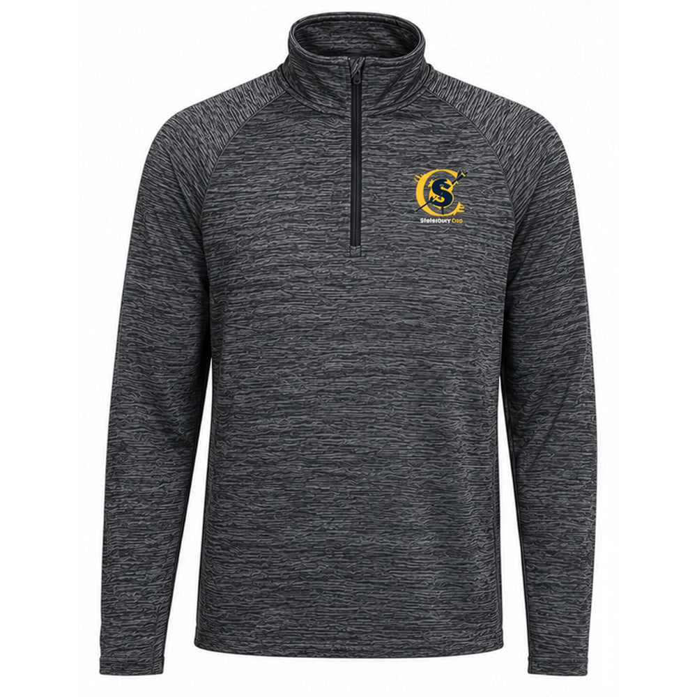 Stotesbury Cup Men's Space Dye Performance Pullover Black
