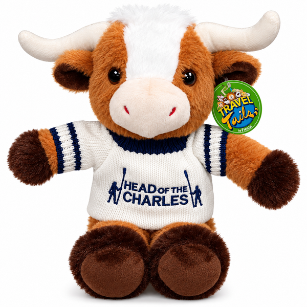 Head of the Charles Travel Tails Plush Animal Series - Longhorn