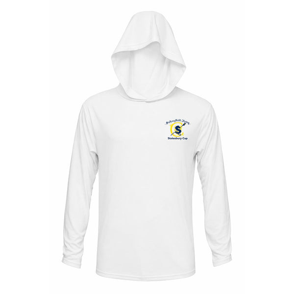 Stotesbury Cup 2026 UV Performance Hooded Pullover - White - Front View