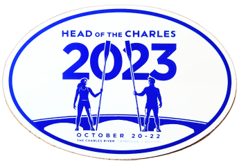 Head of the Charles 2023 Oval Sticker