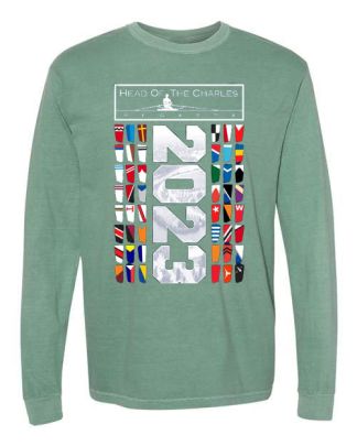 Head of the Charles Blades Long Sleeve T-Shirt -Green-S