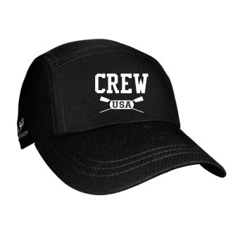 CREW USA Performance Cap by Headsweats Black 