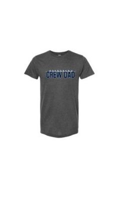 CREW USA "Crew Dad" Soft Short Sleeve T-shirt Heather Charcoal 