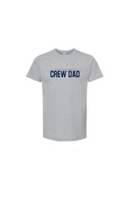 CREW USA "Crew Dad" Soft Short Sleeve T-shirt Heather Grey