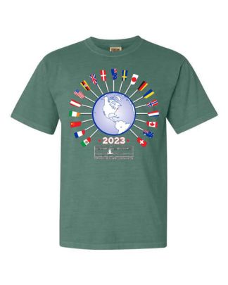Head of the Charles 2023 International Short Sleeve T-Shirt -Green-2XL