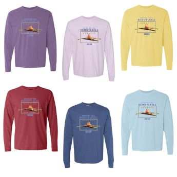 Head of the Schuylkill 2023 Event Logo Pigment Dyed Soft Long Sleeve T-shirt