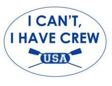 I CAN’T, I HAVE CREW Oval Sticker    