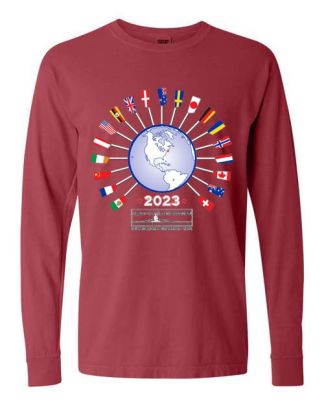Head of the Charles 2023 International Long Sleeve T-Shirt -Red-M