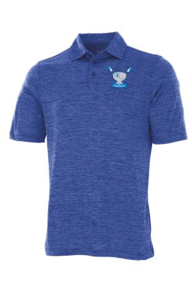 The Knecht Cup Mens Embroidered Polo Royal Blue M