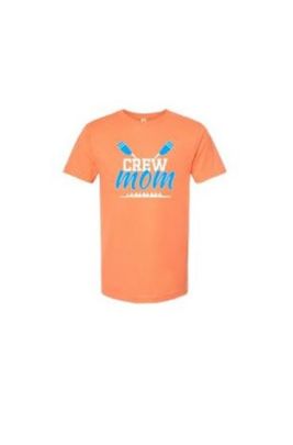 CREW USA "Crew Mom" Soft Short Sleeve T-shirt Orange