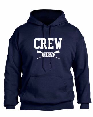 CREW USA Hooded Sweatshirt Navy
