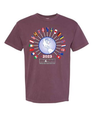 Head of the Charles 2023 International Short Sleeve T-Shirt -Purple-3XL