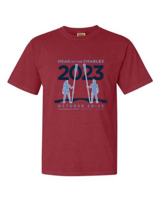 Head of the Charles Heroic Rowers Short Sleeve T-shirt 2023-Red-S
