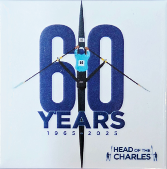 HEAD OF THE CHARLES 60 YEARS MAGNET