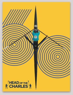 Head of the Charles 60th Anniversary Sticker