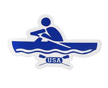 Crew USA Rower Sticker