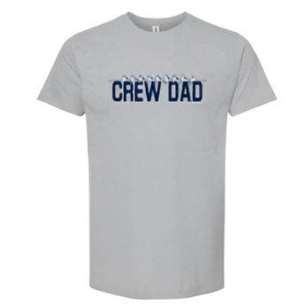 CREW USA "Crew Dad" Soft Short Sleeve T-shirt Heather Grey