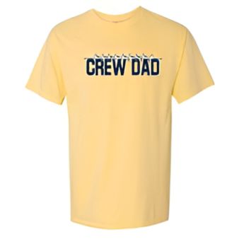 CREW USA "Crew Dad" Soft Short Sleeve T-shirt Yellow 