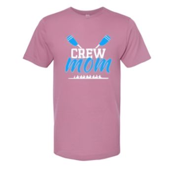 CREW USA "Crew Mom" Soft Short Sleeve T-Shirt Berry