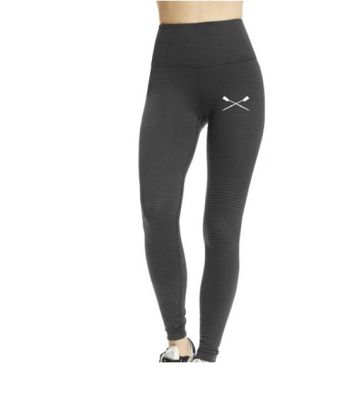 CREW USA Crossed Oars VIMMIA X High Waisted Energy Wave Legging Charcoal 