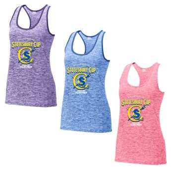 Stotesbury Cup Ladies Electric Heather Racerback Tank Top