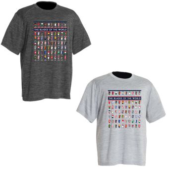 The Blades of the World Space Dye Performance S/S T-shirt