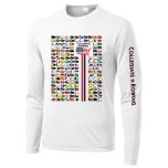 CREW Apparel Collegiate Rowing Blades Performance L/S T-shirt