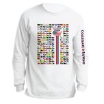CREW Apparel Collegiate Rowing Blades Long Sleeve T-Shirt Front View
